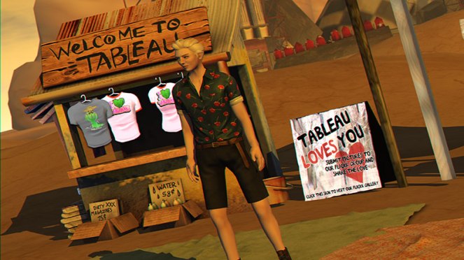 Tableau in Second Life