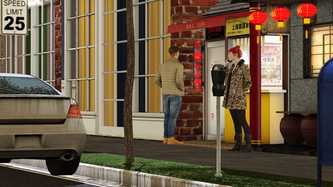 Photograph of mesh people in Secondlife